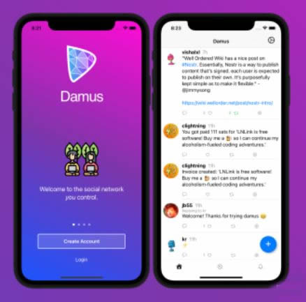 һ�Ķ���ȥ���Ļ��罻Damus��ʲô ��ô��?