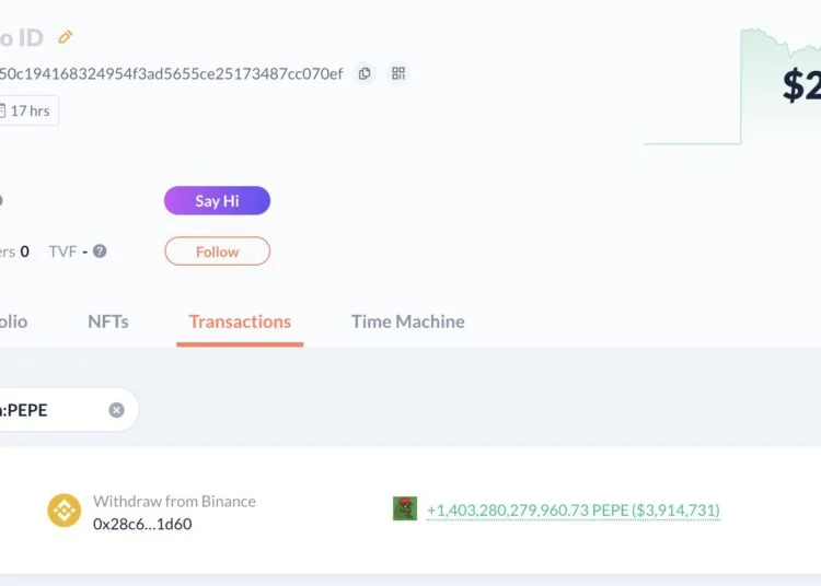 有三名巨鲸回购400万美元PEPE!Andrew Kang预言青蛙复活 有三名巨鲸回购400万美元PEPE!Andrew Kang预言青蛙复活