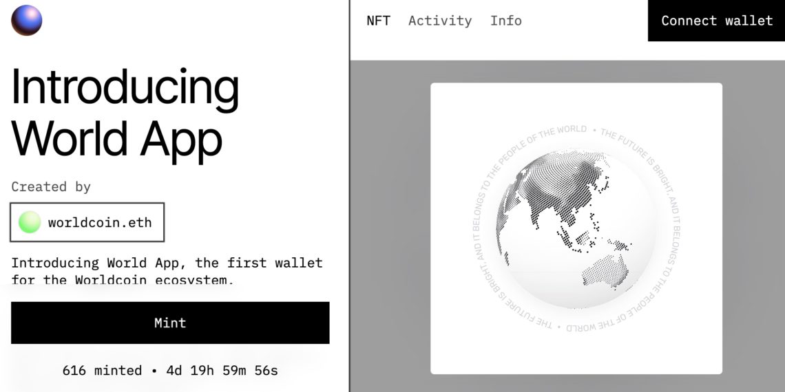 ������죡Worldcoin �Ƴ�Introducing World App����NFT