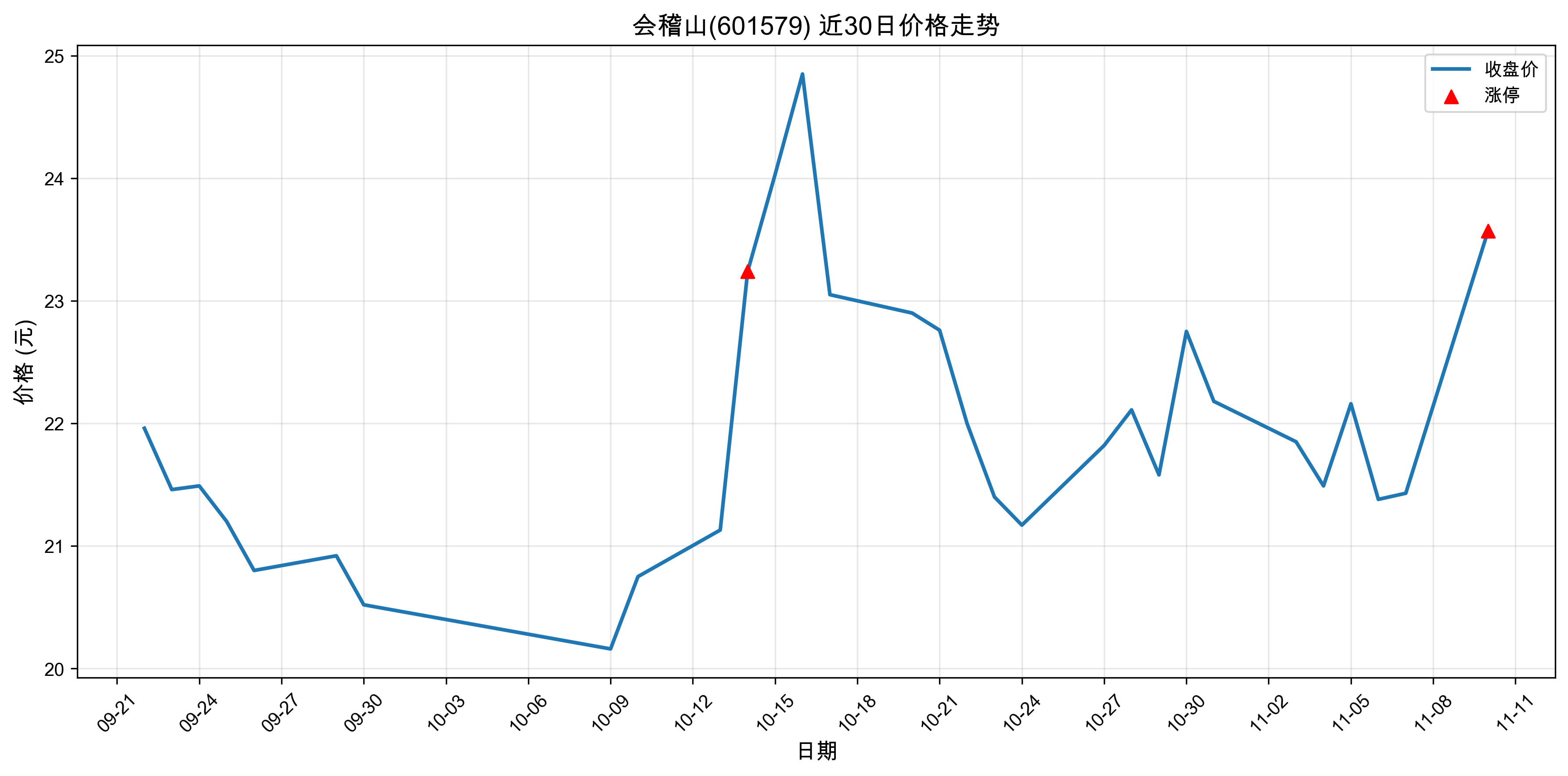 ���ɽ601579������ͣԭ���˹����ܣ�2025��11��10�գ�